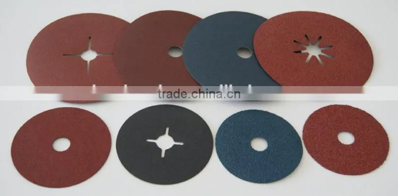aluminium oxide fiber sanding disc for ship boat & metal