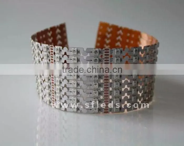 digital LED strip sk6812 IC 5V 60 LED strip 5050 RGB bendable strip led new 2016 5v design