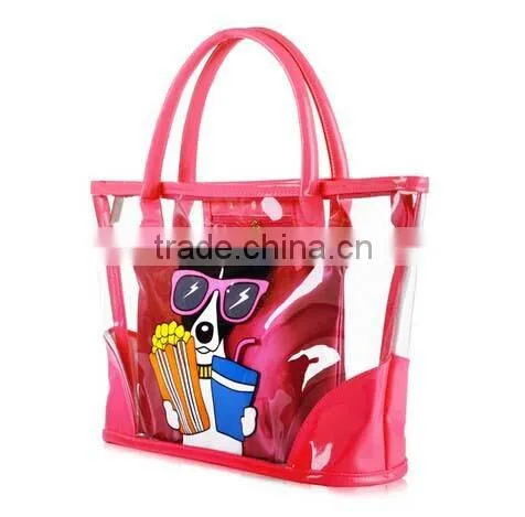 2014 Cartoon color nylon handbag