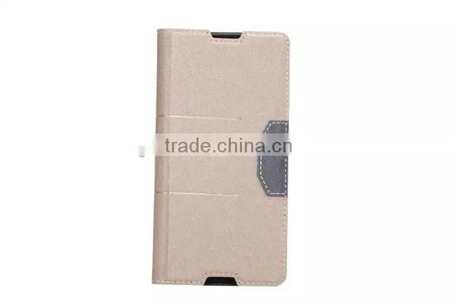 Matt Stand PU Leather Wallet Case Cover For Sony Xperia Z4