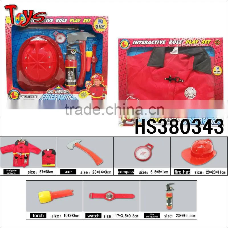 hot selling play set toy fireman equipment