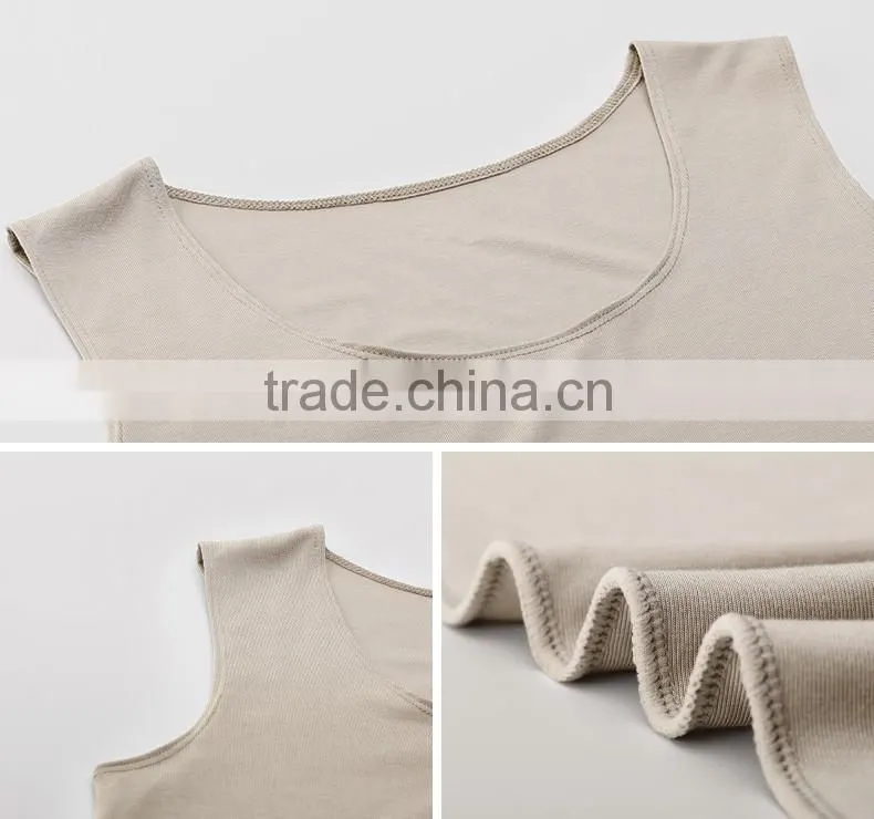 Irregular hem sleeveless vest modal cotton dress skirt back hollow out cultivate one's morality dress