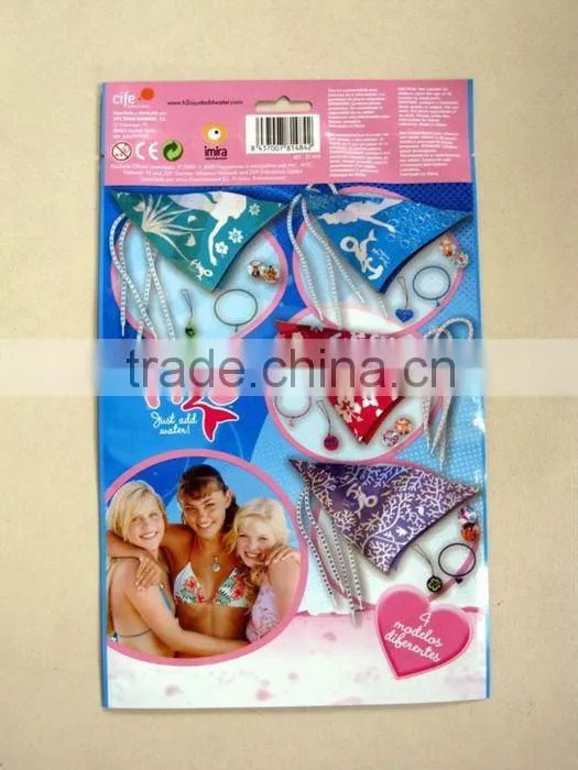 Plastic colorful toy packing bag/toy bag