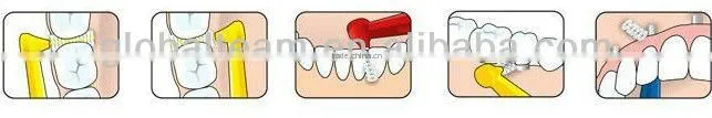 kids plastic Y SHAPE dental floss pick