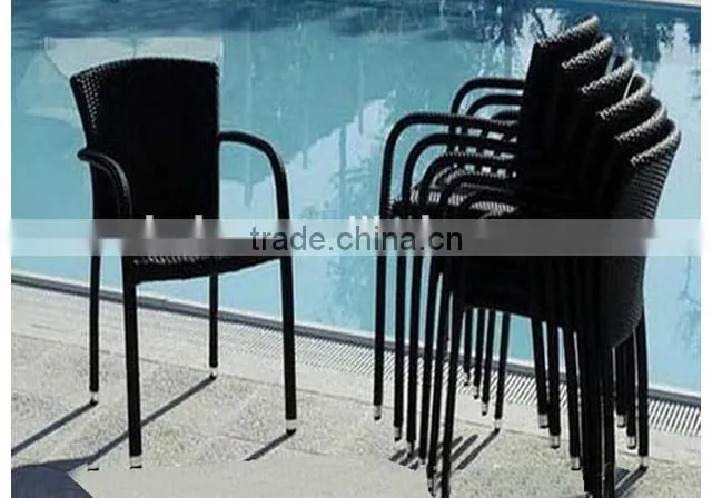 leisure garden pe rattan outdoor folding chair