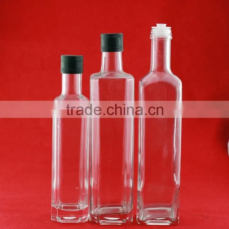 Handcraft glass bottle custom shape fruit juice glass bottle 300ml frosted glass bottle