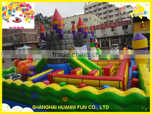 Inflatable Jump Castle/ Inflatable Air Bouncer trampoline with Slide