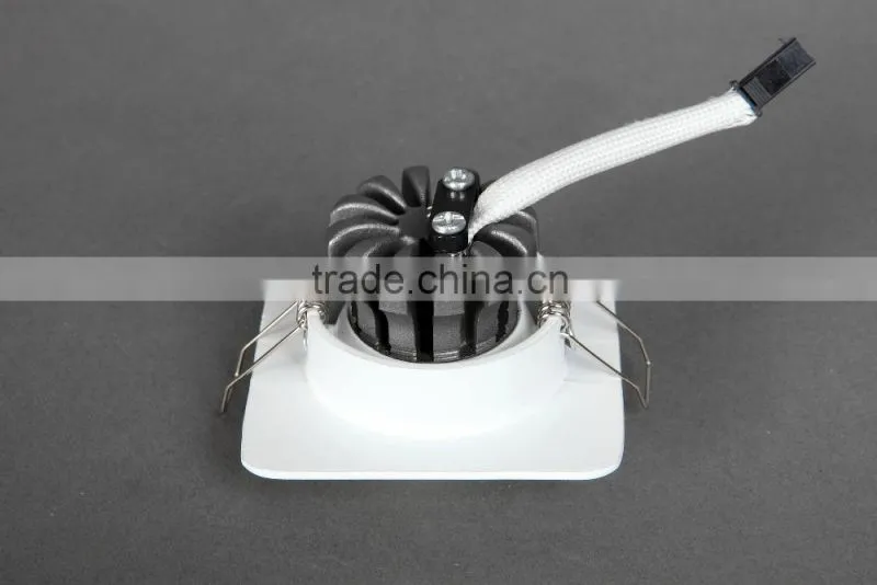 Cheap price mini spot light 3w with square outer ring from China