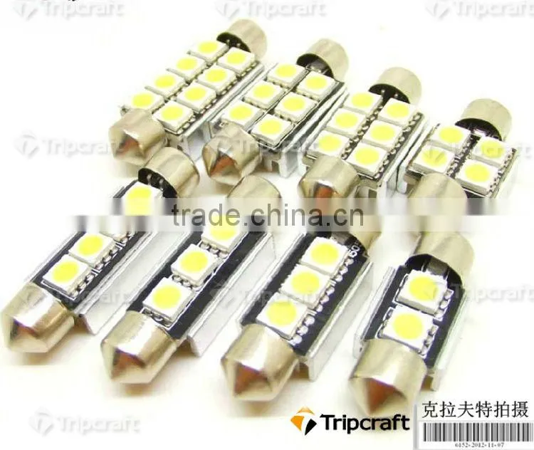 c5w festoon 36mm 39mm 6smd 5050 canbus led car dome lights -WL