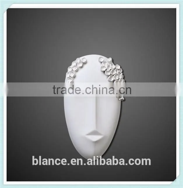 resin abstract mask for wall decoration,decorative masks for sale