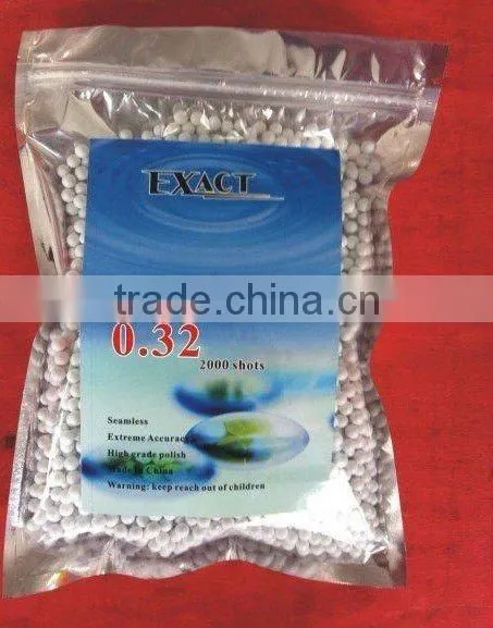 0.32g airsoft BBs, 6mm high quality soft air billes, toy gun part, toy balls, toy bbs, toy soft air hardball