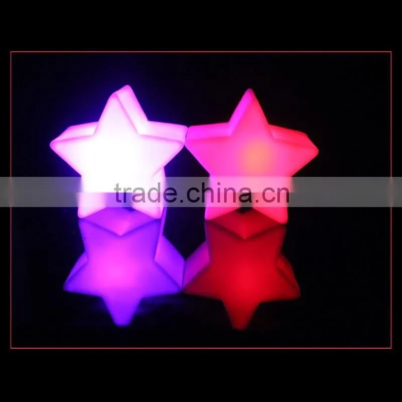 promotion led star shape party lamp