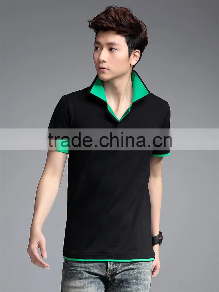 fashion summer men's polo short sleeve t-shirts