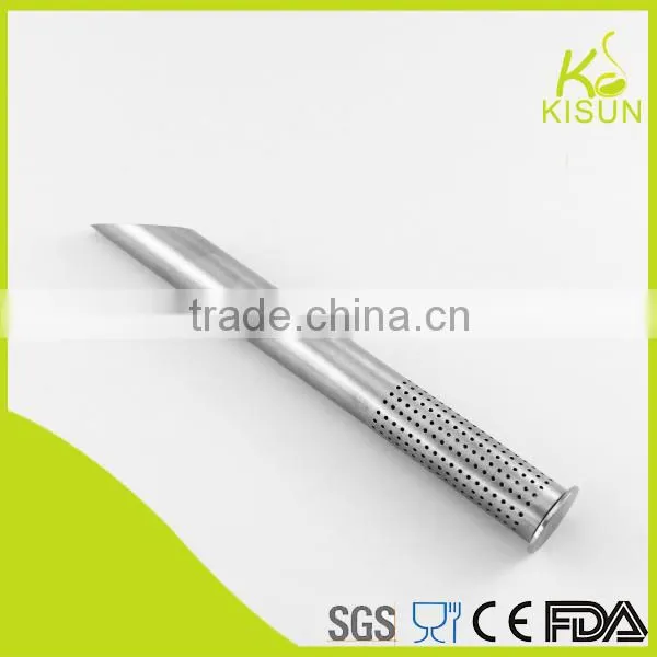 different types stainless steel sanding straight mesh tea sticks