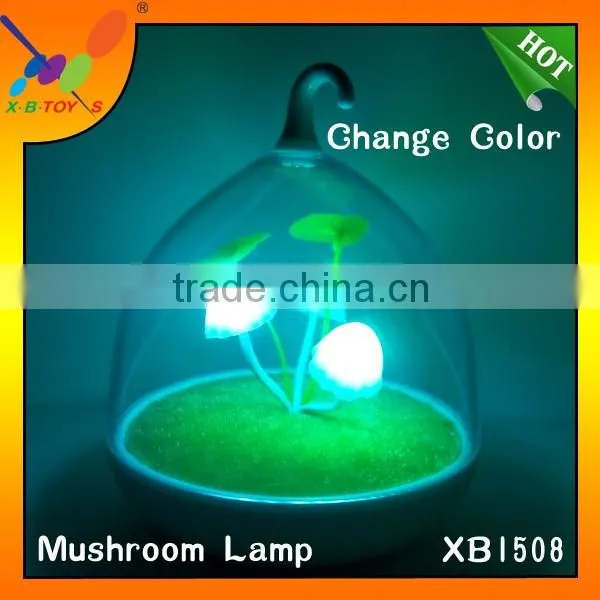 012-1508 Mushroom LED Night Light Change Color Table Lamp 3 LED Rechargeable Light with USB Line Bedroom Creative Baby Light