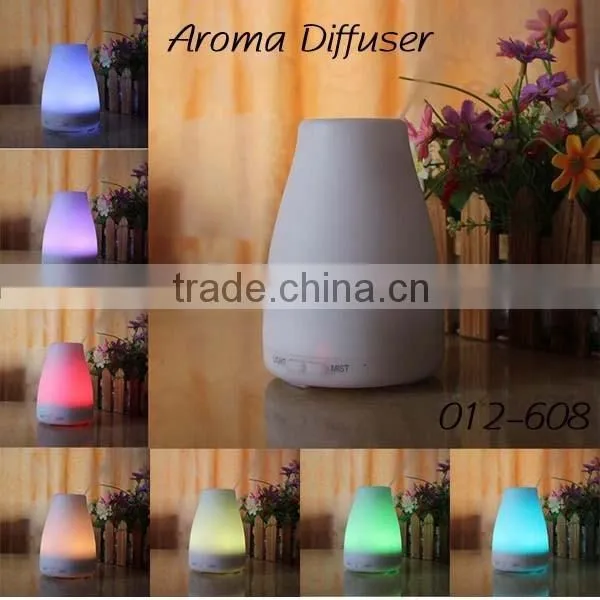100ml Aromatherapy Essential Oil Diffuser Portable Ultrasonic Cool Mist Aroma Humidifier with Color LED Lights Changing