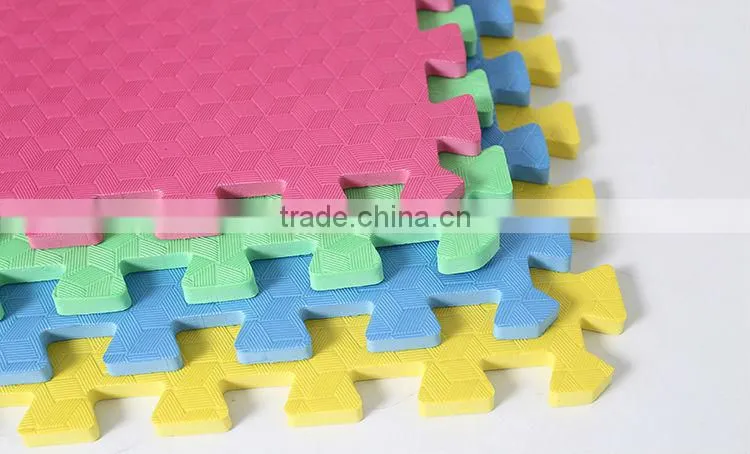 EVA karate sports plain mat leaf texture