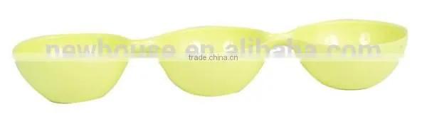 New Design Hot Selling PLA Triple Snack Bowl Dessert Bowl