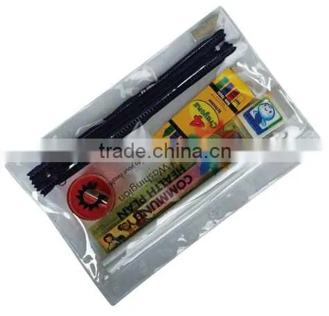 Customer Student pvc bag stationery set