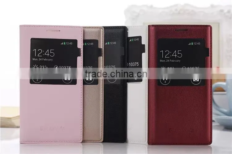 For Samsung Galaxy A5 Case, 2015 Newest With View Window Flip Leather Case for Samsung Galaxy A5/A5000