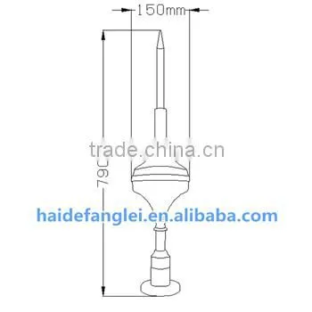 ESE 200KA 25us 750mm copper lightning arrester price trade assurance
