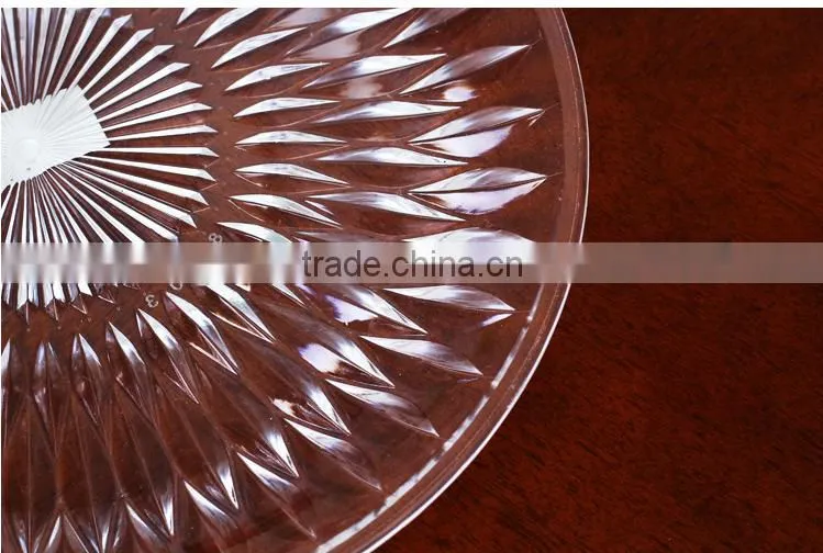 display fruit clear acrylic service tray
