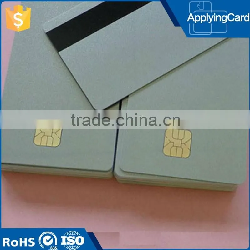 Lastest design Contact Smart Card With SLE4442 Hico Magnetic Stripe Chip cards