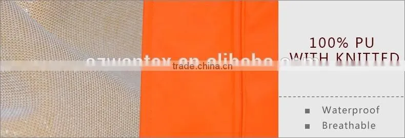 pu with knitted raincoat rain poncho