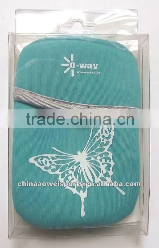 2015 new design wholesale funny neoprene camera pouche