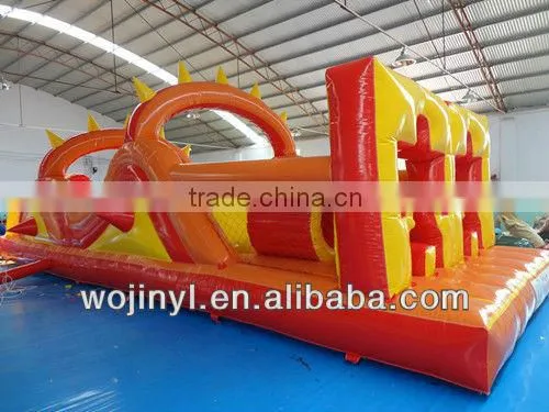 Adrenaline rush extreme inflatable obstacle course