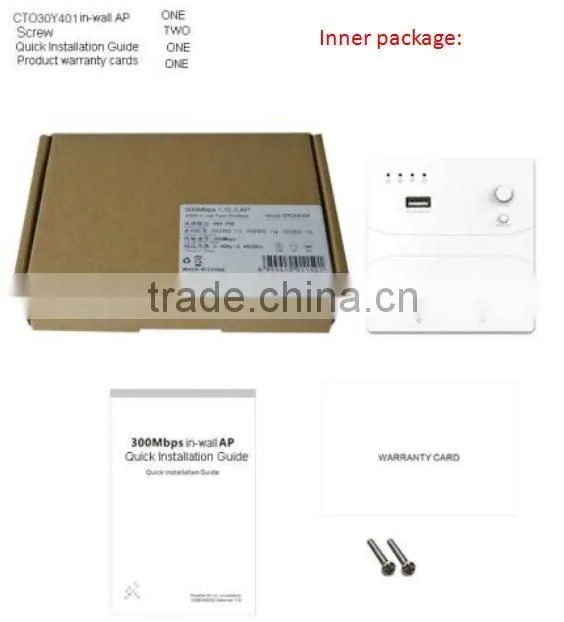 Intelligent high speed 300 mbps inside mount house use wifi AP