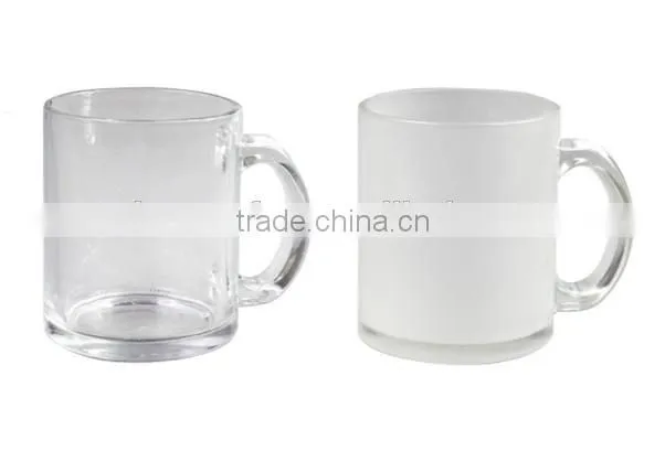 Promotional 11oz Sublimation Frosted Glass Mug