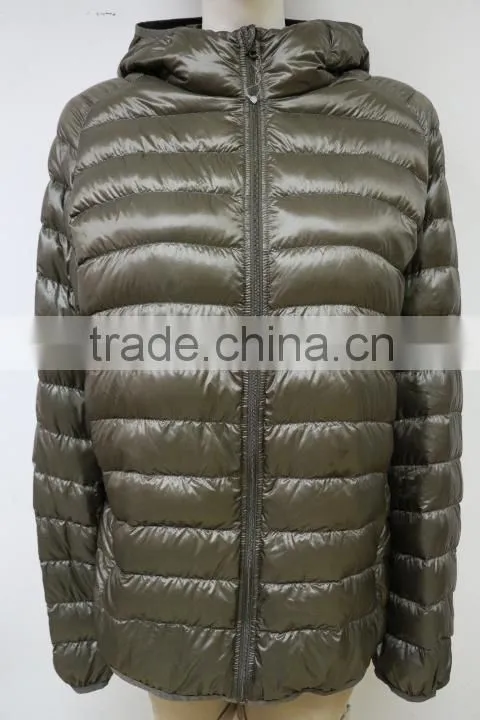 Man's ultralight winter jacket with super soft feel