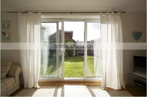Double glazed aluminum sliding french doors