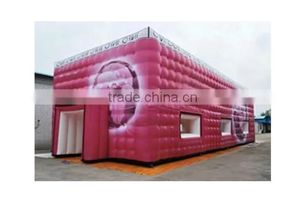 PVC tarpaulin material inflatable white tent