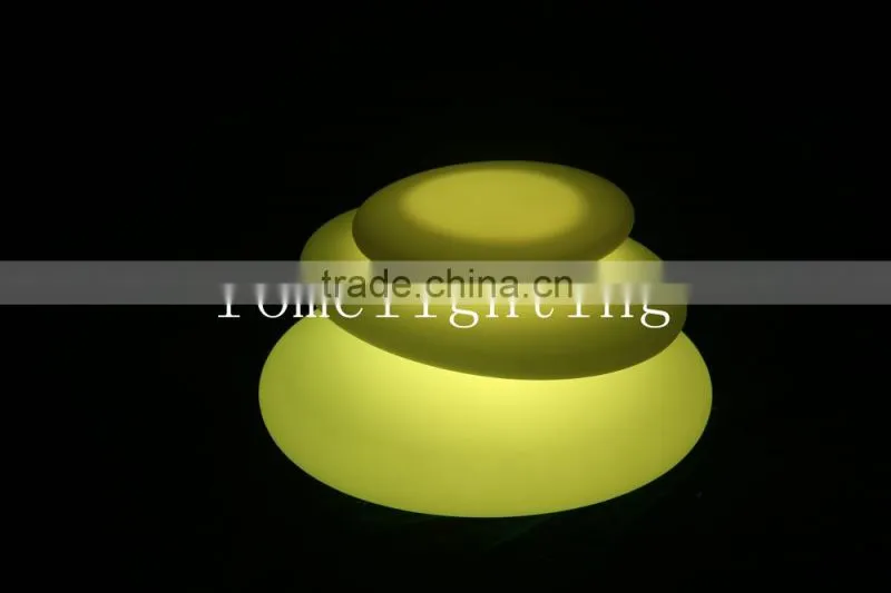 Creative LED colorful light-emitting light-emitting furniture stacked stone lamp Outdoor scene decorative LED lights stone