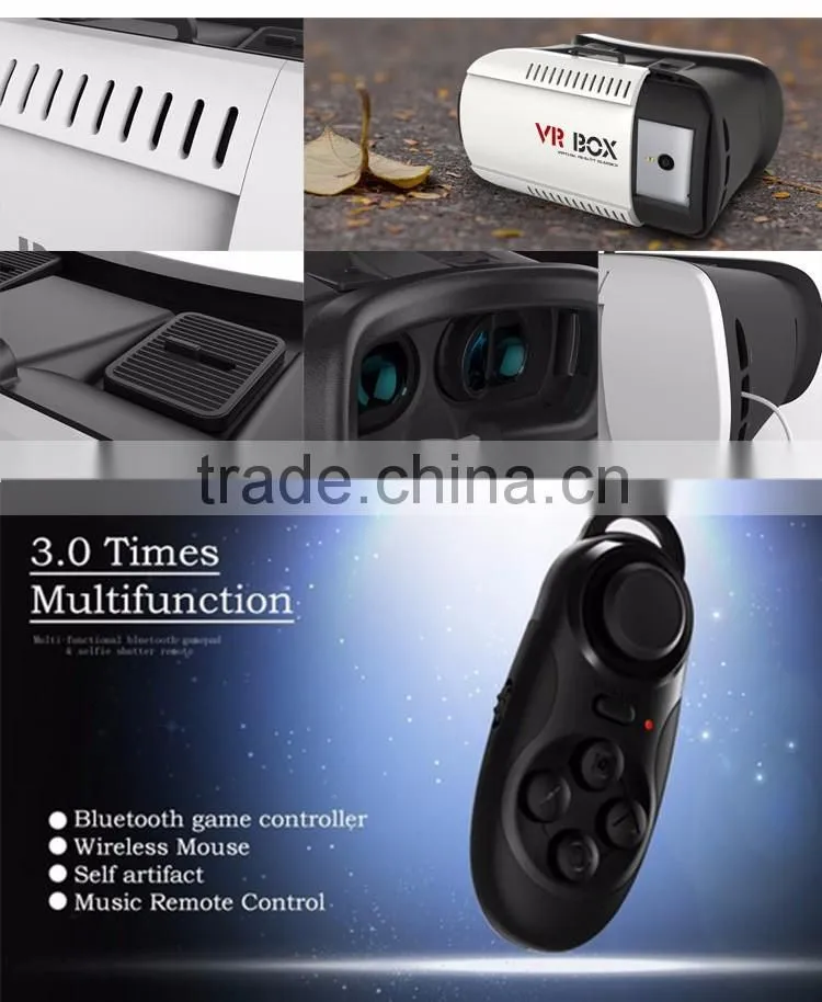 Google cardboard vr box virtual reality,vr box virtual reality,3d vr box 2.0 3D Glasses For 3.5 - 6.0 inch For iPhone 6s 6PLUS 5