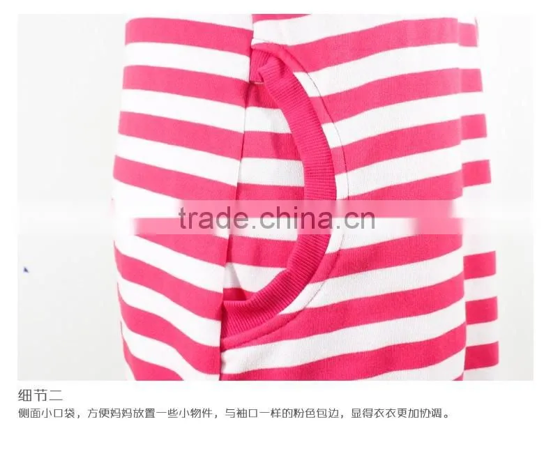 Long dress with Hoodie Breastfeeding clothes for Pregnant Women