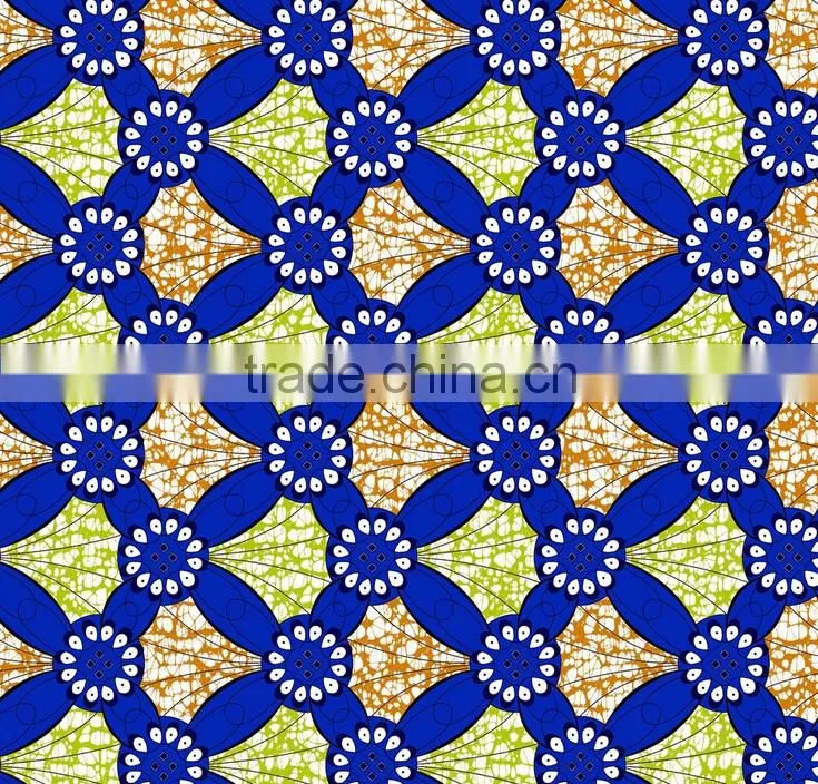 HOT SALE!!!wholesale china factory 100% cotton african wax printed fabric