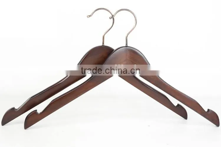Closet wooden top hanger wholesale
