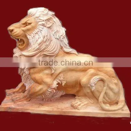 Western lion statue