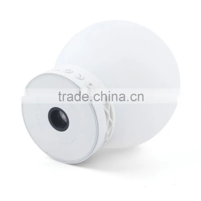 Mushroom color changed music player lamp bluetooth speaker