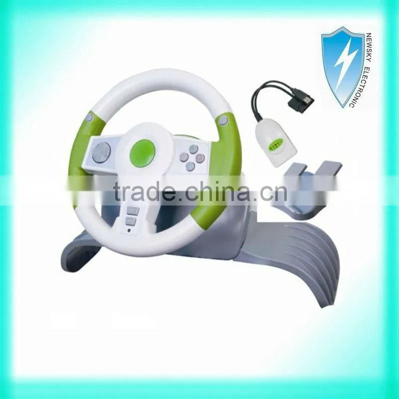 china alibaba wired steering wheel for xbox360/for xbox360 video game