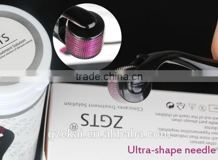 ZGTS derma roller with 540 Needles ZGTS derma roller for anti aging 0.2MM-2.5MM