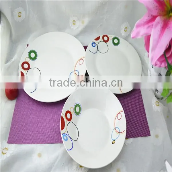 restaurant white plates,unbreakable microwave safe dishes ,porcelain plate
