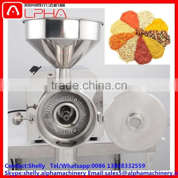 Stainless steel coffee grinder rice flour mill machine