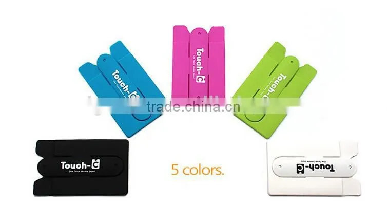 Mobile Phone Card Pocket silicone card holder