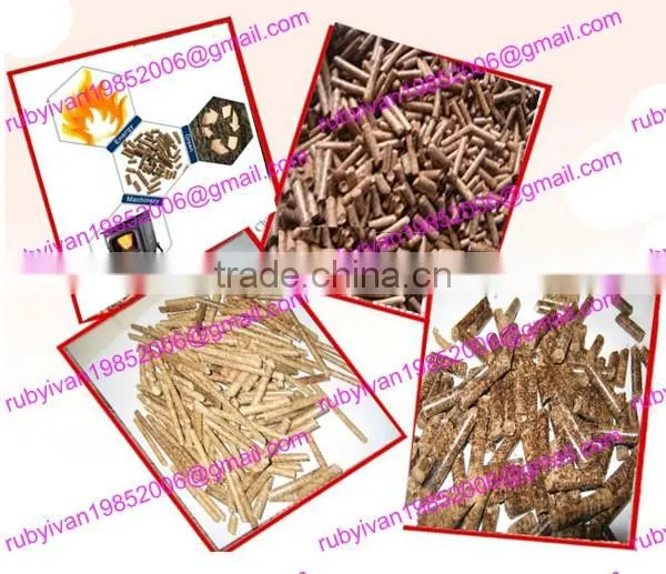 MKL225 flat die wood pellet machine with roller driven