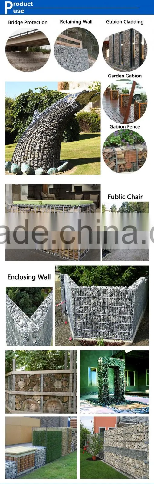 2016 hot sale galvanized welded gabion box