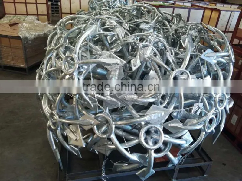 Hot Dip Galvanized 5 Claws Grapnel Anchor